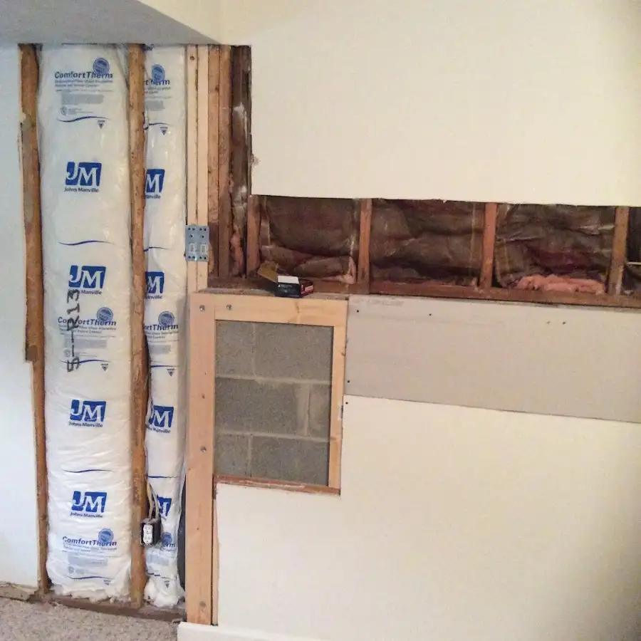 Wall insulation replacement during Structural Drying in Inverness Highlands South
